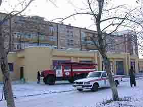 В Кировограде из 9-этажки спасали людей.