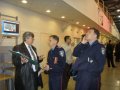 Спасатель участвует в выставке ПожТех - технологии пожарной безопасности. 2008. Киев